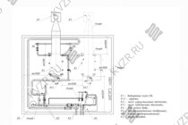 Схема подключения и монтажа водогрейного промышленного котла КВа 0,6