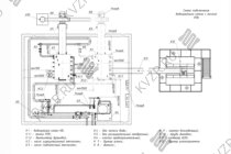 Схема подключения и монтажа водогрейного промышленного котла КВм-1,16 с топкой РПК