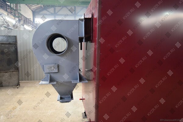 Котел 580 кВт твердотопливный с золоуловителем